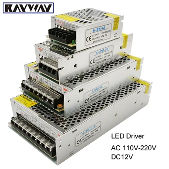 Led Driver Power Supply Unit 1A 2A 3A 5A 10A 20A 30A AC110V-220V to DC12V Transformer Adapter 60W 120W 240W For LED Strip Light
Led Driver Power Supply Unit 1A 2A 3A 5A 10A 20A 30A AC110V-220V to DC12V Transformer Adapter 60W 120W 240W For LED Strip Light