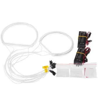 Onever 4Pcs 131mm+146mm CCFL Flexible Tube Headlight Car Angel Eagle Eyes Lights Kit for E36 3 E38 7 E39 5 E46 White Headlamp
Onever 4Pcs 131mm+146mm CCFL Flexible Tube Headlight Car Angel Eagle Eyes Lights Kit for E36 3 E38 7 E39 5 E46 White Headlamp
