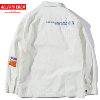 Aelfric Eden Casual Mens Jackets 2018 Autumn Letter Printing Embroidery Harajuku Hip Hop Streetwear Male Jackets and Coats B060 
Aelfric Eden Casual Mens Jackets 2018 Autumn Letter Printing Embroidery Harajuku Hip Hop Streetwear Male Jackets and Coats B060