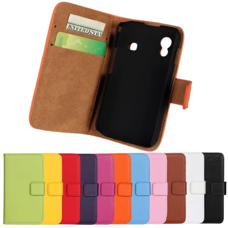 For Samsung Galaxy Ace S5830 Genuine Leather Mobilephone Case Book Wallet Style Flip Stand Cover With Card Slot Holder Shell
For Samsung Galaxy Ace S5830 Genuine Leather Mobilephone Case Book Wallet Style Flip Stand Cover With Card Slot Holder Shell