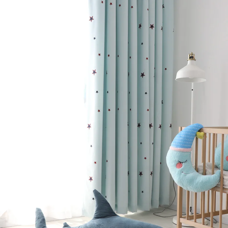 Starry sky kid's Curtain For bedroom Embroidered Faux linen Curtains for living room Home Decor Customized
Starry sky kid's Curtain For bedroom Embroidered Faux linen Curtains for living room Home Decor Customized