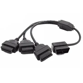 HUD OBD Cable One Male To 3 Female Extension Cable 3 In 1 OBDII OBD-II OBD 2 OBD2 16 Pin Car Diagnostic Adapter with 50CM Cable
HUD OBD Cable One Male To 3 Female Extension Cable 3 In 1 OBDII OBD-II OBD 2 OBD2 16 Pin Car Diagnostic Adapter with 50CM Cable