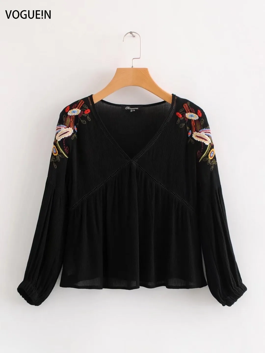 VOGUEIN New Womens V-Neck Floral Embroidery Long Sleeve Hollow Blouse Shirt Top Wholesale
VOGUEIN New Womens V-Neck Floral Embroidery Long Sleeve Hollow Blouse Shirt Top Wholesale