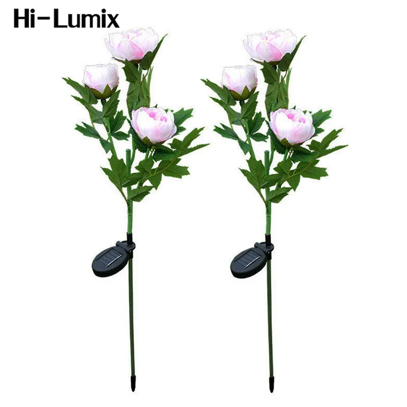 Kitop 2PC Outdoor Peony Flower 3 Leds Solar Lights Outdoor Decorative Landscape Lighting Waterproof Beauty for home,Garden,Lawn
Kitop 2PC Outdoor Peony Flower 3 Leds Solar Lights Outdoor Decorative Landscape Lighting Waterproof Beauty for home,Garden,Lawn