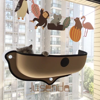 Hot Sale Cat Hammock Bed Mount Window Pod Lounger Suction Cups Warm Bed For Pet Cat Rest House Soft And Comfortable Ferret Cage
Hot Sale Cat Hammock Bed Mount Window Pod Lounger Suction Cups Warm Bed For Pet Cat Rest House Soft And Comfortable Ferret Cage
