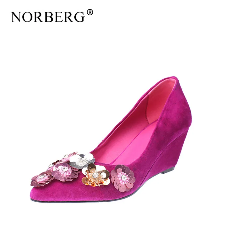 NORBERG2019 new women high heels fashion flowers ladies wedge shoes leather women's shoes sequin shoes elegant sandals
NORBERG2019 new women high heels fashion flowers ladies wedge shoes leather women's shoes sequin shoes elegant sandals