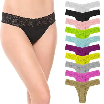 

GAREDOB A+ (USA Size XS-XL) Sexy Cheeky Thong Cotton Panties for Women G-String 3D Tailoring Tanga Comfort Guaranteed