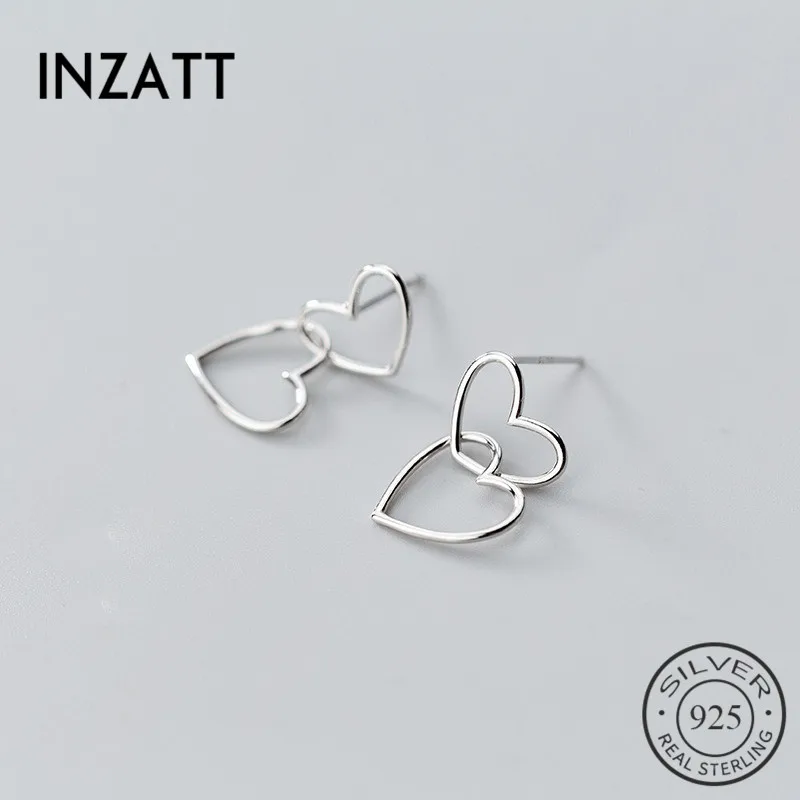 INZATT Real 925 Sterling Silver Minimalist Hollow Heart Dangle Drop Earrings For Women Wedding Fine Jewelry Cute Accessories
INZATT Real 925 Sterling Silver Minimalist Hollow Heart Dangle Drop Earrings For Women Wedding Fine Jewelry Cute Accessories