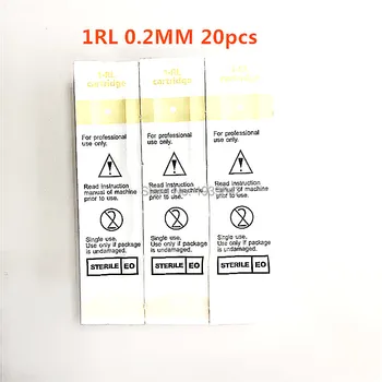 Permanent Makeup Tattoo Needles 20Pcs 1RL Disposable Sterilized Needles Tattoo Pen Machine Eyebrow Lip Cartridge needle 1R 0.2mm
Permanent Makeup Tattoo Needles 20Pcs 1RL Disposable Sterilized Needles Tattoo Pen Machine Eyebrow Lip Cartridge needle 1R 0.2mm
