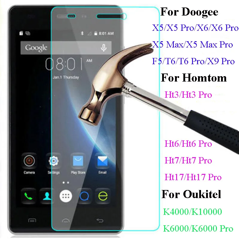 GerTong Tempered Glass For Doogee X5 Max Pro X5 X6 T6 For Oukitel K6000 10000 For Homtom HT17 HT3 HT6 Screen Protector Film
GerTong Tempered Glass For Doogee X5 Max Pro X5 X6 T6 For Oukitel K6000 10000 For Homtom HT17 HT3 HT6 Screen Protector Film