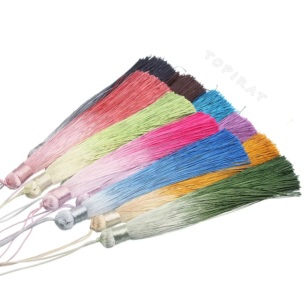 2pcs/lot 13cm Silk Tassels Fringe 10 Colors Pick Silk Tassels for DIY Handmade Earrings Making Jewelry Accessories Findings
2pcs/lot 13cm Silk Tassels Fringe 10 Colors Pick Silk Tassels for DIY Handmade Earrings Making Jewelry Accessories Findings