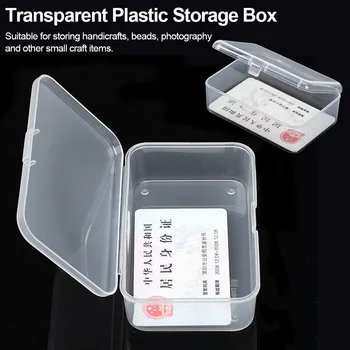 

High Quality Transparent plastic jewelry box Storage Collections Product packaging box dressing case Mini Case Clear Small Box