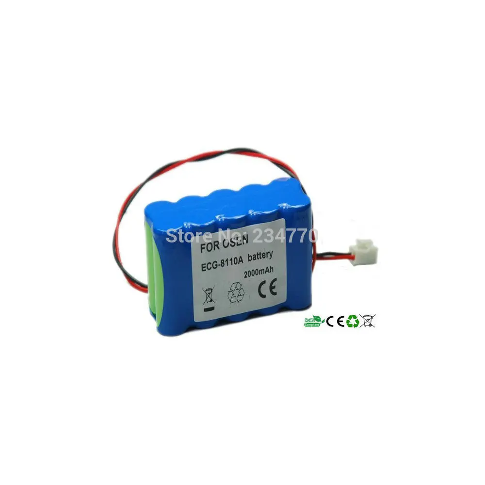 Запасной аккумулятор для экг OSEN ECG 8110.ECG 8110A 8130A батарея медицинского оборудования