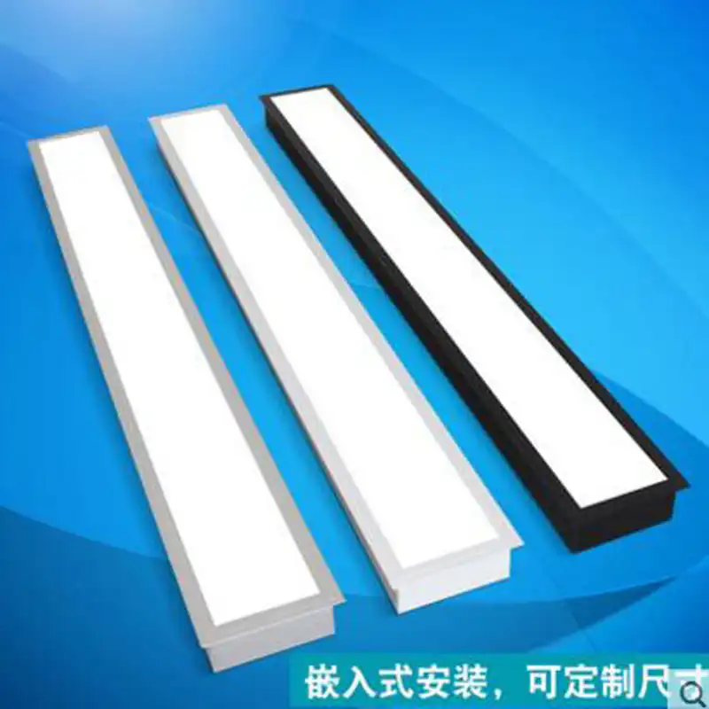 Recessed Led Strip Light Rectangular Office Ceiling Lamp