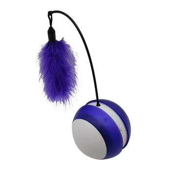 Electric Cat Toy Luminescence Automatically Tumbler Ball Feather Toy Funny Interactive Cat Teser Squeaky toys For Kitten
Electric Cat Toy Luminescence Automatically Tumbler Ball Feather Toy Funny Interactive Cat Teser Squeaky toys For Kitten