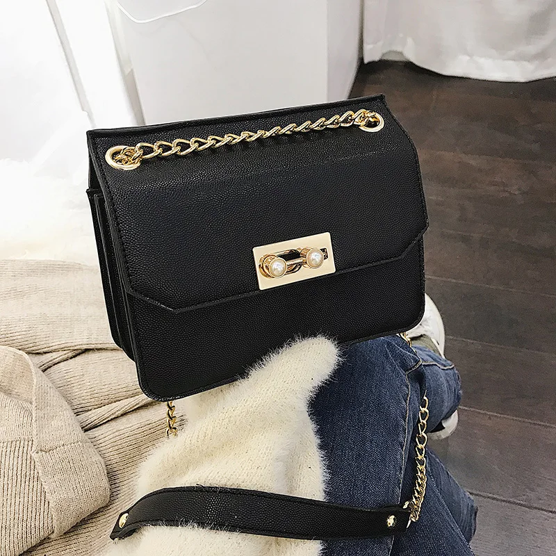 Women's Bag Luxury Fish Seed Pattern PU Leather Handbags Chain Pearl Shoulder Bag Crossbody Bags Ladies Messenger Bags LC15
Women's Bag Luxury Fish Seed Pattern PU Leather Handbags Chain Pearl Shoulder Bag Crossbody Bags Ladies Messenger Bags LC15