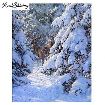 REALSHINING Full Diy diamond painting Winter Deers Sentinels handmade full diamond embroidery 5d square diamond mosaic FS1153
REALSHINING Full Diy diamond painting Winter Deers Sentinels handmade full diamond embroidery 5d square diamond mosaic FS1153