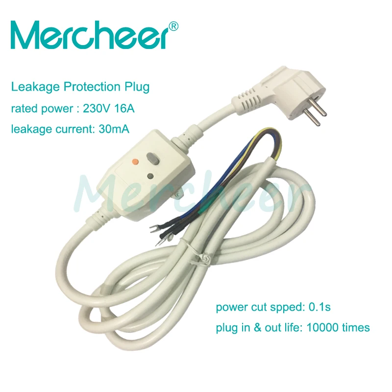 CE ROHS Electrical Safety Grounding GFCI 220V 16A Residual Current Device Leakage Protection Plug
CE ROHS Electrical Safety Grounding GFCI 220V 16A Residual Current Device Leakage Protection Plug