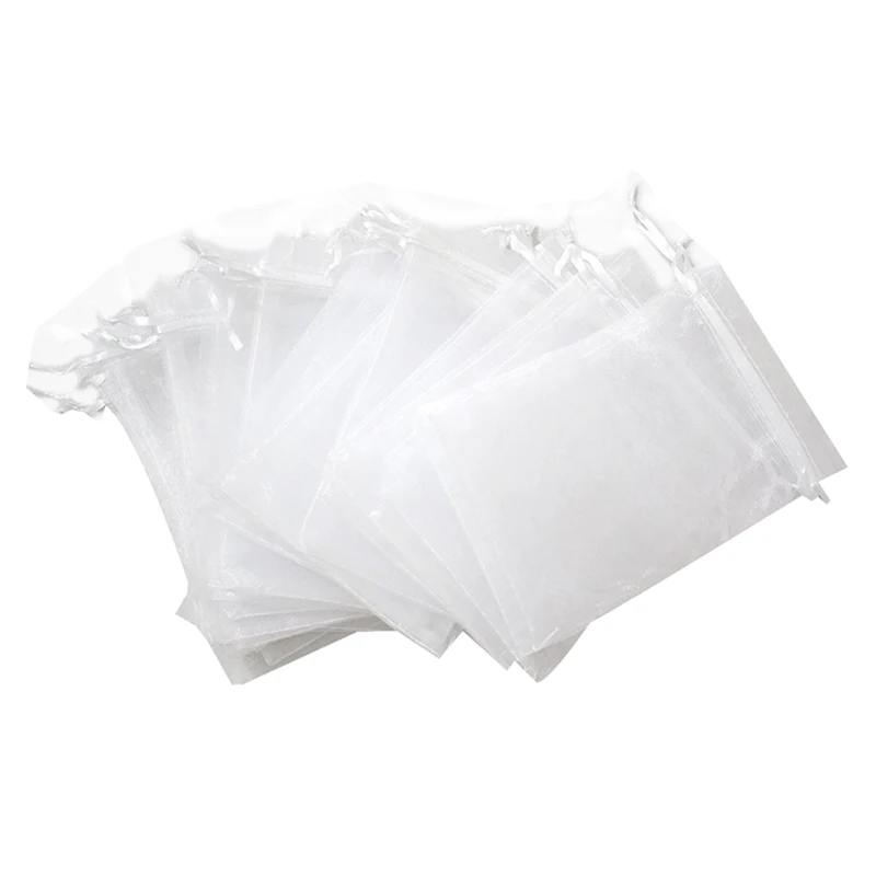 Set of 25 large organza bags white - Pockets - Drawstring Cord - for Wedding, Jewelry, Gifts, 11cm x 16cm
Set of 25 large organza bags white - Pockets - Drawstring Cord - for Wedding, Jewelry, Gifts, 11cm x 16cm