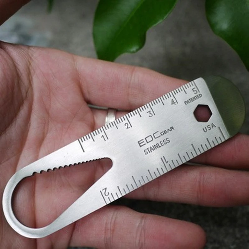EDCGEAR Outdoor Creative Pocket Wrench Multifunctional Camping Stainless Steel Tool Ruler EDC Portable Repair Bicycle Gadgets
EDCGEAR Outdoor Creative Pocket Wrench Multifunctional Camping Stainless Steel Tool Ruler EDC Portable Repair Bicycle Gadgets