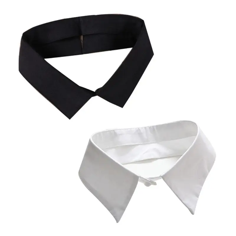 Classic Black/White Collar Shirt Fake Collar Tie Vintage Detachable Collar False Collar Lapel Blouse Top Women/Men Clothes Acces
Classic Black/White Collar Shirt Fake Collar Tie Vintage Detachable Collar False Collar Lapel Blouse Top Women/Men Clothes Acces