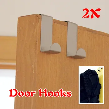 2PCS Stainless Steel Hooks Self Home Kitchen Cabinet Wall Door Holder Hook Clothes bags Hanger Hanging Coat Hooks Organizer
2PCS Stainless Steel Hooks Self Home Kitchen Cabinet Wall Door Holder Hook Clothes bags Hanger Hanging Coat Hooks Organizer