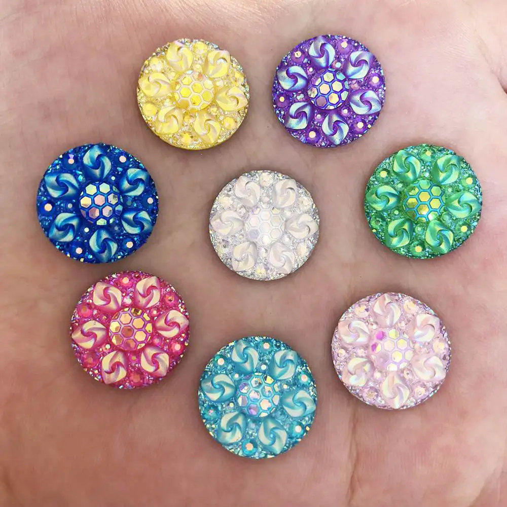 Hot 20pcs 16mm AB Resin Round Flatback Rhinestone Embellishment Button DIY Craft R64
Hot 20pcs 16mm AB Resin Round Flatback Rhinestone Embellishment Button DIY Craft R64