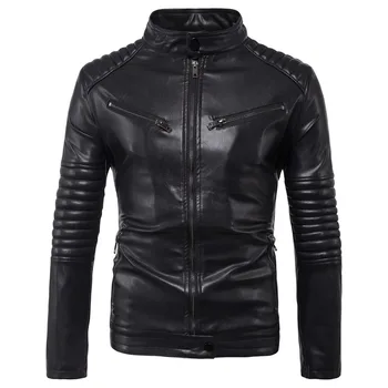PU Leather Jacket Male Motorcycle Jacket PU Faux Leather Jacket Men Biker Jacket
PU Leather Jacket Male Motorcycle Jacket PU Faux Leather Jacket Men Biker Jacket