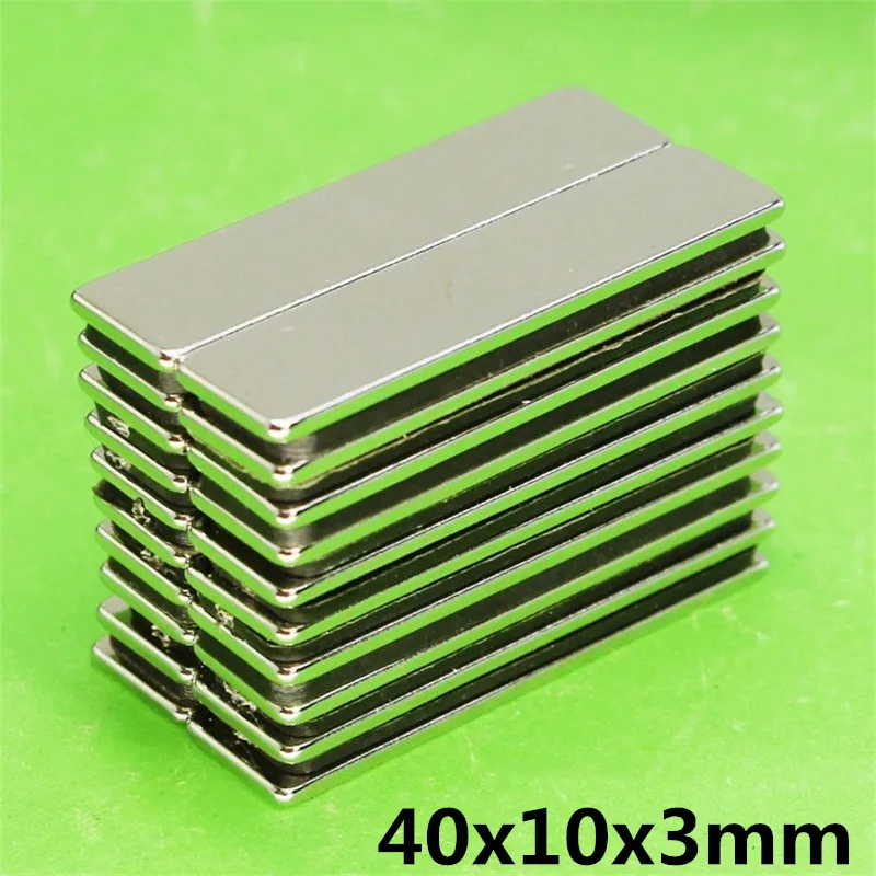5pcs magnet 40x10x3 mm Strong Rare Earth Block square Neodymium 40mmx10mmx3mm Permanent magnets 40x10x3 mm
5pcs magnet 40x10x3 mm Strong Rare Earth Block square Neodymium 40mmx10mmx3mm Permanent magnets 40x10x3 mm