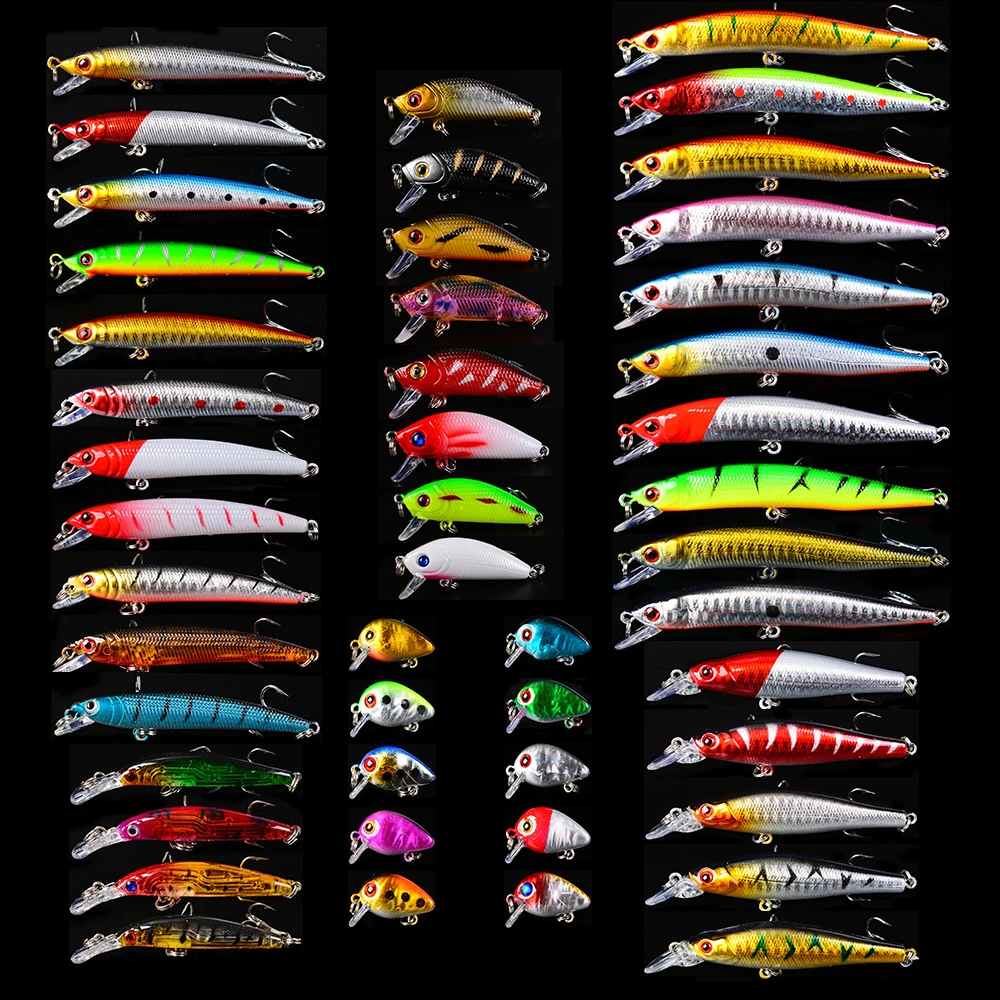 48pcs/lot 2018 New Baits Top New Fishing Lures Minnow/Popper/Crank Lure Fishing Tackle 48 Colors Frog Baits Hard Baits Lure Set
48pcs/lot 2018 New Baits Top New Fishing Lures Minnow/Popper/Crank Lure Fishing Tackle 48 Colors Frog Baits Hard Baits Lure Set