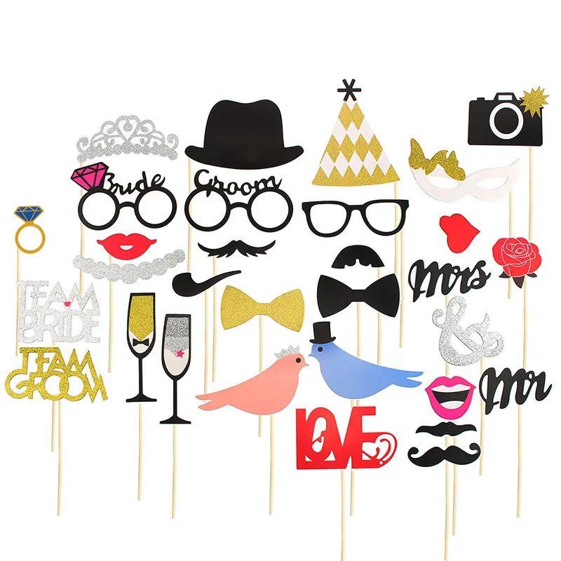 Popular 31PCS Love Birds Photobooth Props Summer Beach Weddding Birthday Decoration Party Photograph Tools Accessories
Popular 31PCS Love Birds Photobooth Props Summer Beach Weddding Birthday Decoration Party Photograph Tools Accessories