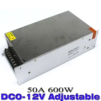 Adjustable DC Power Supply DC0-12V 50A 600w Led Driver Transformer AC110V 220V AC-DC Power Adapter for strip lamp CNC CCTV
Adjustable DC Power Supply DC0-12V 50A 600w Led Driver Transformer AC110V 220V AC-DC Power Adapter for strip lamp CNC CCTV