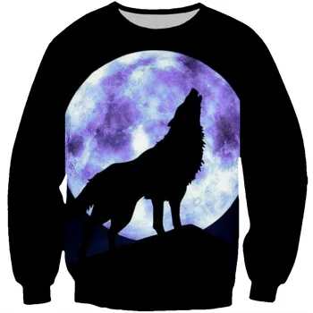 PLstar Cosmos Women/Men 3d Print Wolf Under The Moon Sweatshirts Animal Wolf Pullover O-neck Long Sleeve Sweatshirt Unisex Tops
PLstar Cosmos Women/Men 3d Print Wolf Under The Moon Sweatshirts Animal Wolf Pullover O-neck Long Sleeve Sweatshirt Unisex Tops