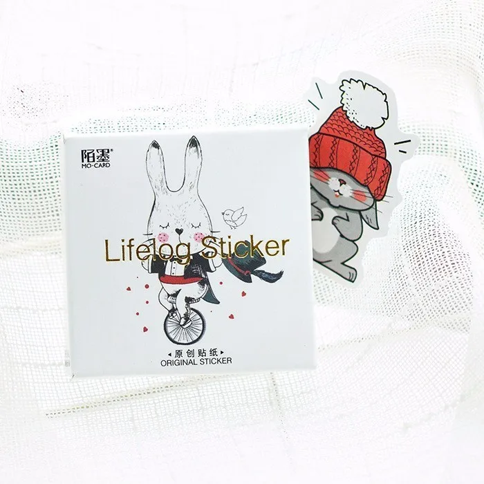45 PCS/Box Hello Rabbit Cute Animals Mini Paper Sticker Decoration DIY Album Diary Scrapbooking Label Sticker Kawaii Stationery
45 PCS/Box Hello Rabbit Cute Animals Mini Paper Sticker Decoration DIY Album Diary Scrapbooking Label Sticker Kawaii Stationery