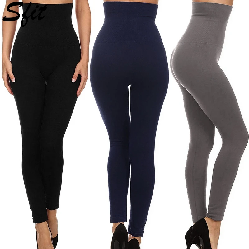 Sfit Women's Empire Waist Tummy Compression Control Top Leggings Plus Velvet High Waist Slimming Leggings Workout Yoga Pants 3XL
Sfit Women's Empire Waist Tummy Compression Control Top Leggings Plus Velvet High Waist Slimming Leggings Workout Yoga Pants 3XL
