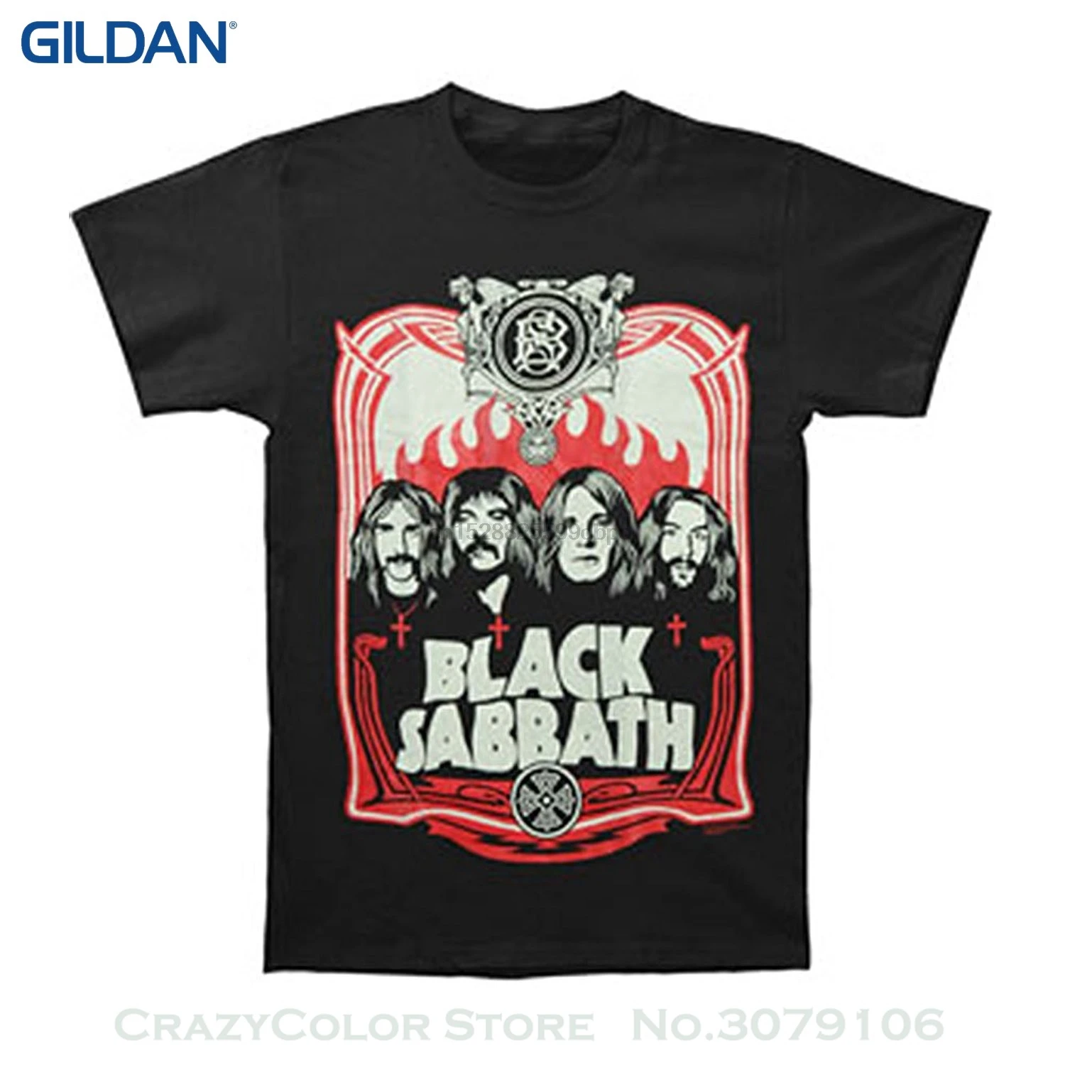 O-neck Fashion Casual High Quality Print T Shirt Black Sabbath Men Red Flames T-shirt Black
O-neck Fashion Casual High Quality Print T Shirt Black Sabbath Men Red Flames T-shirt Black