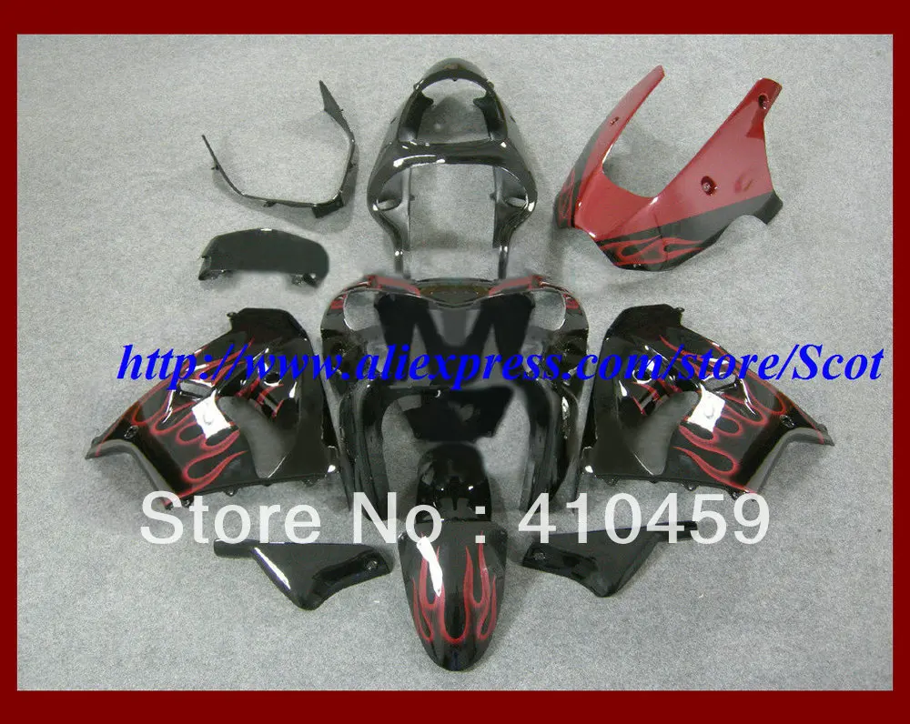 HOT Red flames gloss blk Fairing kit for KAWASAKI Ninja ZX9R 00 01 ZX 9R 2000 2001 ZX-9R 00-01 2000-2001 Fairings body work
HOT Red flames gloss blk Fairing kit for KAWASAKI Ninja ZX9R 00 01 ZX 9R 2000 2001 ZX-9R 00-01 2000-2001 Fairings body work