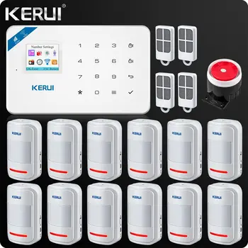 Kerui W18 Wireless Wifi GSM IOS/Android APP Control LCD GSM SMS Burglar Alarm System For Home Security PIR Sensor Wired Siren
Kerui W18 Wireless Wifi GSM IOS/Android APP Control LCD GSM SMS Burglar Alarm System For Home Security PIR Sensor Wired Siren
