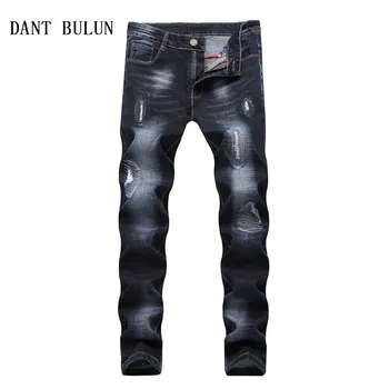 DANT BULUN Men Jeans Biker Elasticity Ripped Jeans Nightclub Fashion Slim Skinny Denim Pants Distressed Trousers Male,932
DANT BULUN Men Jeans Biker Elasticity Ripped Jeans Nightclub Fashion Slim Skinny Denim Pants Distressed Trousers Male,932