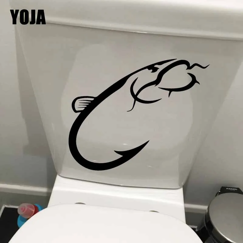 YOJA 23.8X21.2CM Catfish Hook Fishing Home Decor Wall Sticker Toilet Seat Decal T5-0306
YOJA 23.8X21.2CM Catfish Hook Fishing Home Decor Wall Sticker Toilet Seat Decal T5-0306