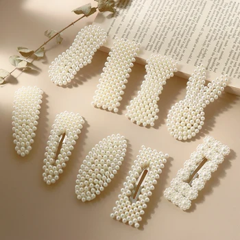 1Pcs Imitation Pearl Hair Clip for Women Girls Elegant Korean Design Snap Barrette Stick Hairpin Hair Styling Accessories
1Pcs Imitation Pearl Hair Clip for Women Girls Elegant Korean Design Snap Barrette Stick Hairpin Hair Styling Accessories