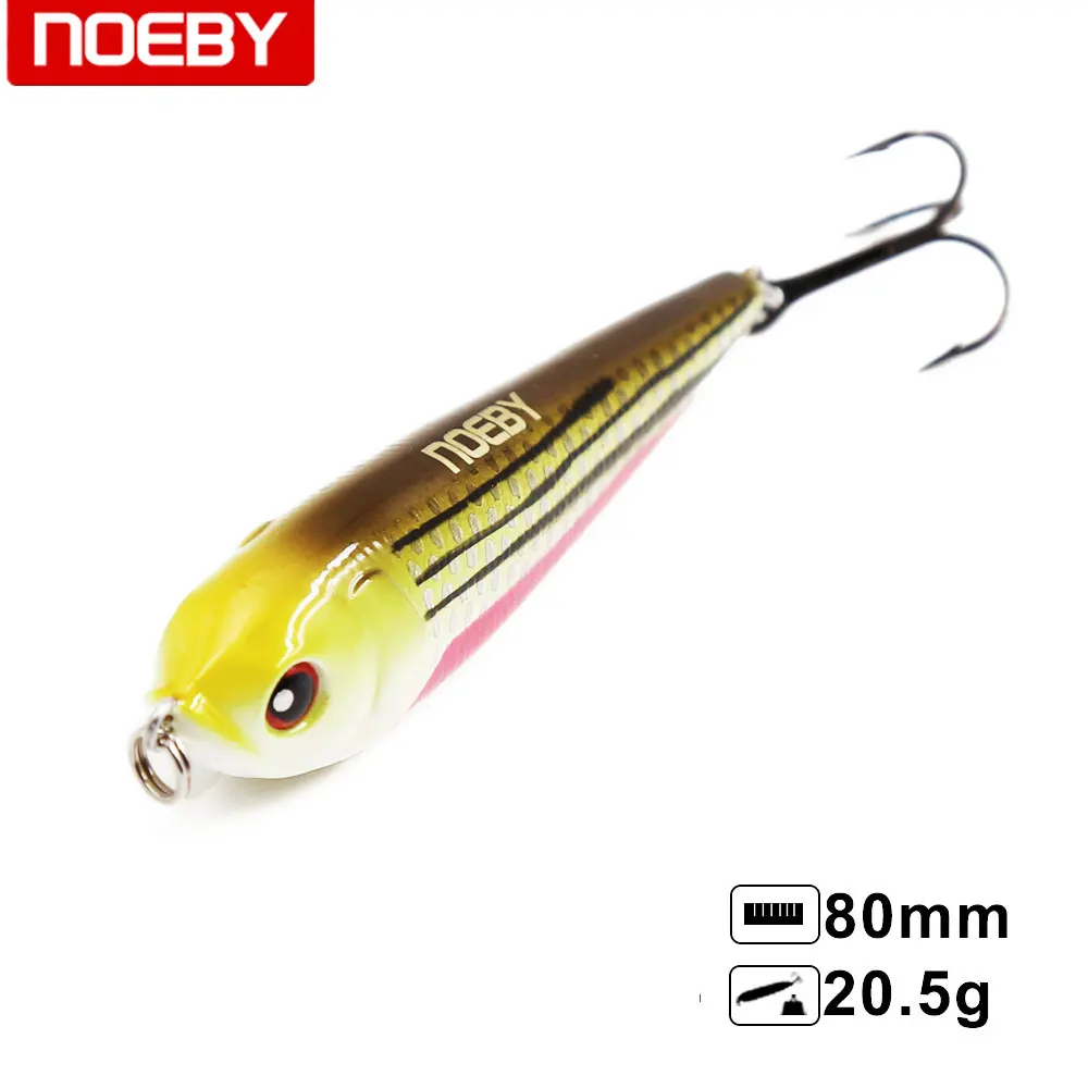Noeby Fishing Pencil Pike Lures Baits Wobblers Isca Artificial Pike Lure VMC Treble Hook Variable Sinking Long Casting Lure
Noeby Fishing Pencil Pike Lures Baits Wobblers Isca Artificial Pike Lure VMC Treble Hook Variable Sinking Long Casting Lure