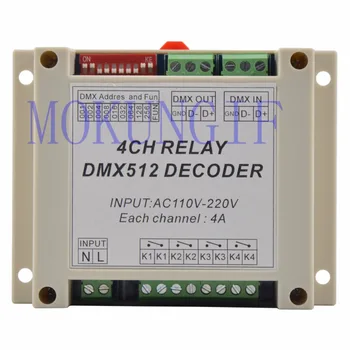 Fast shipping 3pcs AC110-220V 4CH controller Decoder RGB led strip lights DMX-RELAY-4CH-220 dmx512 3P relays for led lamps
Fast shipping 3pcs AC110-220V 4CH controller Decoder RGB led strip lights DMX-RELAY-4CH-220 dmx512 3P relays for led lamps