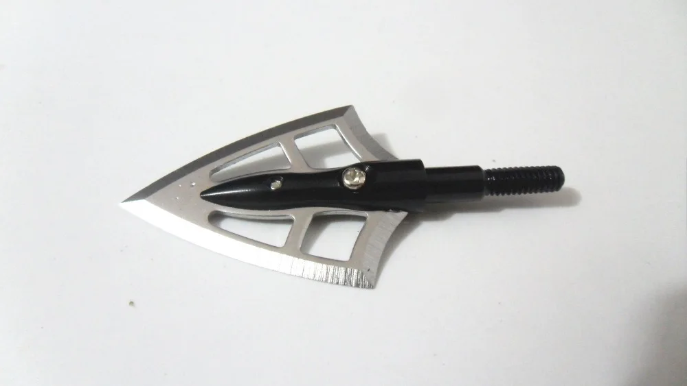 Hunting Broadheads 100 Grain 2 Blades Archery Arrowheads for Compound Bow and Crossbow Arrow Tips
Hunting Broadheads 100 Grain 2 Blades Archery Arrowheads for Compound Bow and Crossbow Arrow Tips