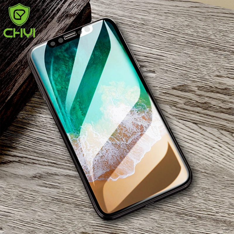 CHYI 5D Curved Edge Glass For iphone X Full Screen Protector Premium Oleophobic Coating than for iPhone X 4D 3D Tempered glass
CHYI 5D Curved Edge Glass For iphone X Full Screen Protector Premium Oleophobic Coating than for iPhone X 4D 3D Tempered glass