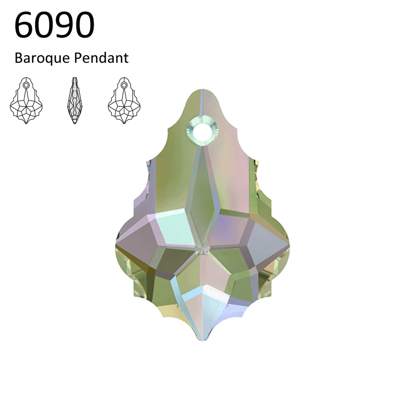 (1 piece) 100% Original crystal from Swarovski 6090 Baroque Pendant Austrian Rhinestone loose beads for DIY jewelry making
(1 piece) 100% Original crystal from Swarovski 6090 Baroque Pendant Austrian Rhinestone loose beads for DIY jewelry making