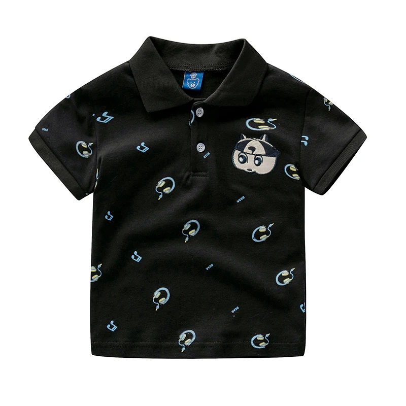 Little Boy Children's Clothing Turn-down T-shirt Boys'printed Short Sleeves Summer 2019 New Sportswear fashion size 90 -110 130
Little Boy Children's Clothing Turn-down T-shirt Boys'printed Short Sleeves Summer 2019 New Sportswear fashion size 90 -110 130