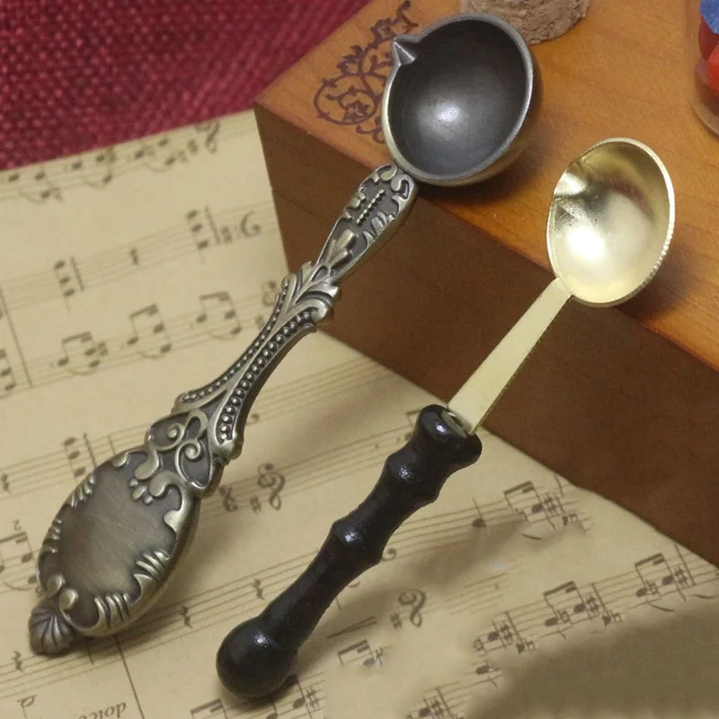 Quality Wax Stamp Sealing Wax Spoon Vintage Wood Handle Sealing Wax Spoon Anti Hot Wax Spoon Freeshipping
Quality Wax Stamp Sealing Wax Spoon Vintage Wood Handle Sealing Wax Spoon Anti Hot Wax Spoon Freeshipping