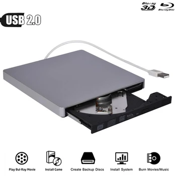 External Blu-Ray Drive Slim USB 2.0 Bluray Burner BD-RE CD/DVD RW Writer Play 3D 4K Blu-ray Disc for Asus XiaoMi Acer Dell HP
External Blu-Ray Drive Slim USB 2.0 Bluray Burner BD-RE CD/DVD RW Writer Play 3D 4K Blu-ray Disc for Asus XiaoMi Acer Dell HP