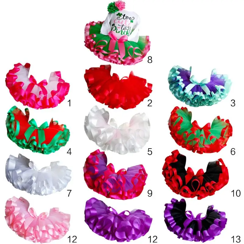 13 Colors Princess Contrast Color Tutu Skirt Layered Ballet Bow Dance Ruffle Tulle Ribbon Tiered Girls Up Party Costume
13 Colors Princess Contrast Color Tutu Skirt Layered Ballet Bow Dance Ruffle Tulle Ribbon Tiered Girls Up Party Costume